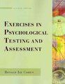 Exercises in Psychological Testing and Assessment