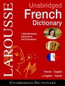 Larousse UNABRIDGED FRENCH/ENGLISH English/French Dictionary