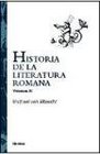 Historia de La Literatura Romana  Vol  II
