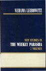 Nehama Leibowitz New Studies in the Weekly Parasha