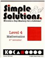 Simple Solutions Minutes a Day  Mastery for a Lifetime