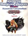 Monstrous Compendium Ravenloft  Appendix