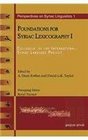 Foundations for Syriac Lexicography