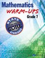Mathematics WarmUps for CCSS Grade 7