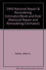 1993 National Repair  Remodeling Estimator/Book and Disk