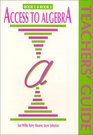 Access to Algebra  for Books 1 and 2
