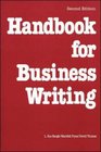 Handbook For Business Writing