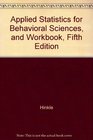Applied Statistics For Behavioral Sciences And Workbook Fifth Edition