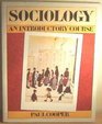 Sociology An Introductory Course