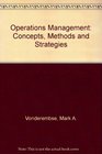Operations Management Concepts Methods and Strategies