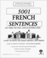 5001 French Sentences/8 One Hour Audiocassette Tapes/Complete Learning Guide and Tape Script