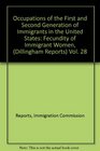 Occupations of the First and Second Generation of Immigrants in the United States  Fecundity of Immigrant Women  Vol 28