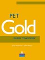 PET Gold Exam Maximiser No Key