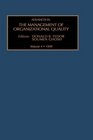 Advances in the Management of Organizational Quality Volume 4