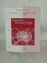 Ready Notes Volume 2 Chapters 1326 for use with Fundamental Accounting Principles