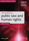Core Statutes on Public Law and Human Rights 20092010
