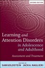 Learning and Attention Disorders in Adolescence and Adulthood Assessment and Treatment