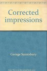 Corrected impressions Essays on Victorian writers
