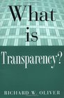 What is Transparency