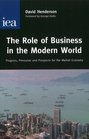The Role of Business in the Modern World Progress Pressures and Prospects for the Market Economy