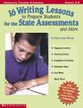 16 Writing Lessons to Prepare Students for the State Assessment and More Engaging Lessons Planning Sheets Evaluation Checklists Extension Ideas And Much Much More