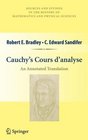Cauchys Cours danalyse An Annotated Translation