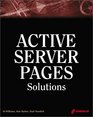 Active Server Pages Solutions An Essential Guide for Dynamic Interactive  Site Development