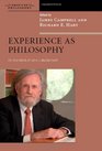 Experience As Philosophy On the Work of John J McDermott