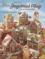 Gingerbread village On perforated plastic
