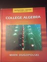 College Algebra 3rd