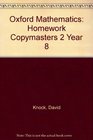 Oxford Mathematics Homework Copymasters 2 Year 8