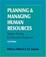 Planning and Managing Human Resources Second Edition