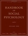 Handbook of Social Psychology 5th Edition Volume One