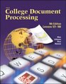 Gregg College Keyboarding  Document Processing  Lessons 121180 Student Text