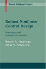 Robust Nonlinear Control Design StateSpace and Lyapunov Techniques