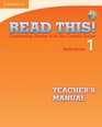 Read This Level 1 Teacher's Manual with Audio CD Fascinating Stories from the Content Areas