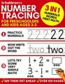 Number Tracing for Preschoolers and Kids Ages 35 3In1 Book to Master Numerals Words and First Math