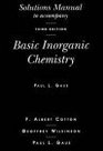 Basic Inorganic Chemistry Solutions Manual