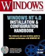 Windows Nt 40 Installation  Configuration Handbook
