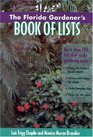 The Florida Gardener's Book of Lists (Book of Lists Series)