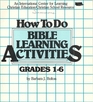 How To Do Bible Learning Activities  BOOK 2
