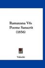 Ramayana V6 Poeme Sanscrit