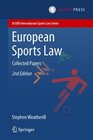 European Sports Law Collected Papers