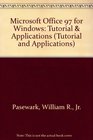 Microsoft Office 97 for Windows  Tutorial  Applications
