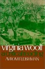 Virginia Woolf  A Critical Reading