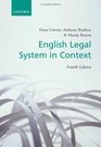 English Legal System in Context