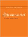 Study Guide to accompany The Professional Chef Ninth Edition