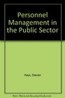 Personnel Management in the Public Sector