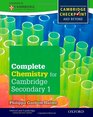 Complete Chemistry for Cambridge Secondary 1 Student Book For Cambridge Checkpoint and beyond
