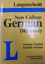 Langenscheidt's New College German Dictionary German English English German